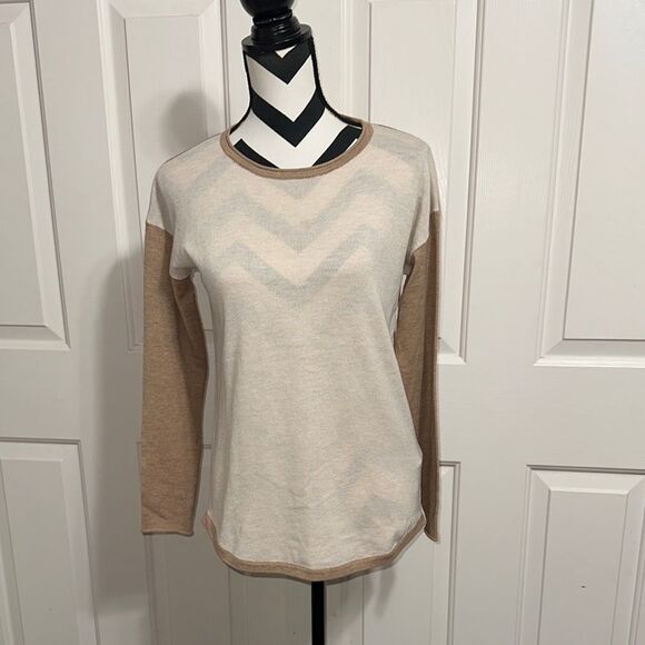 SMARTWOOL Shadow Pine Colorblock Sweater - Picture 1 of 5